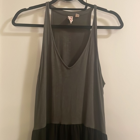 Anthropologie Dolan left coast color block Jersey/silky dress - Picture 2 of 8